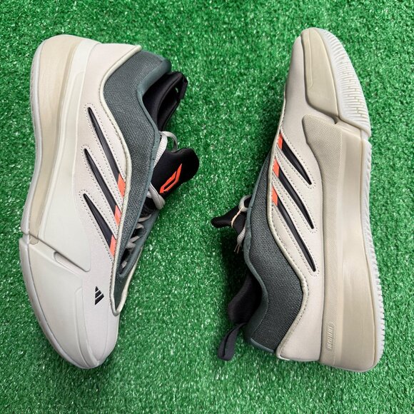 Adidas Dame 9 Silver Pebble Mens Basketball JI1939 NEW Sz 8 - Picture 2 of 7